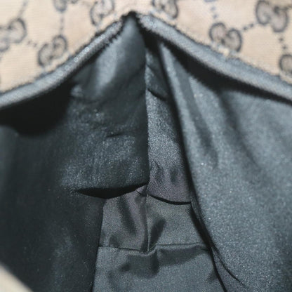 GUCCI GG Canvas Tote Bag Black Brown 019 0402 3754  59460