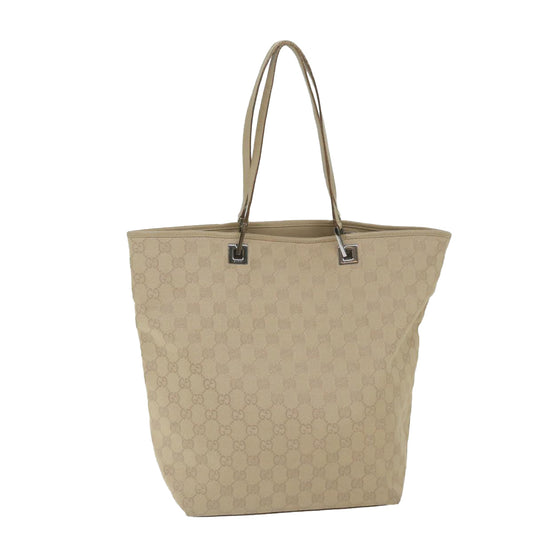 GUCCI GG Canvas Tote Bag Beige 31243  59464