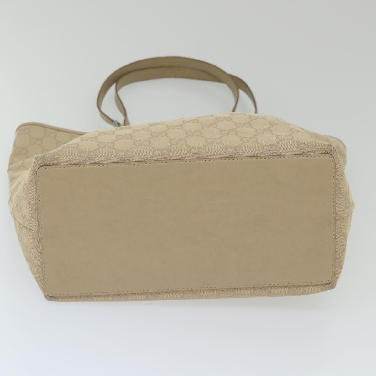 GUCCI GG Canvas Tote Bag Beige 31243  59464