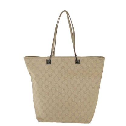 GUCCI GG Canvas Tote Bag Beige 31243  59464