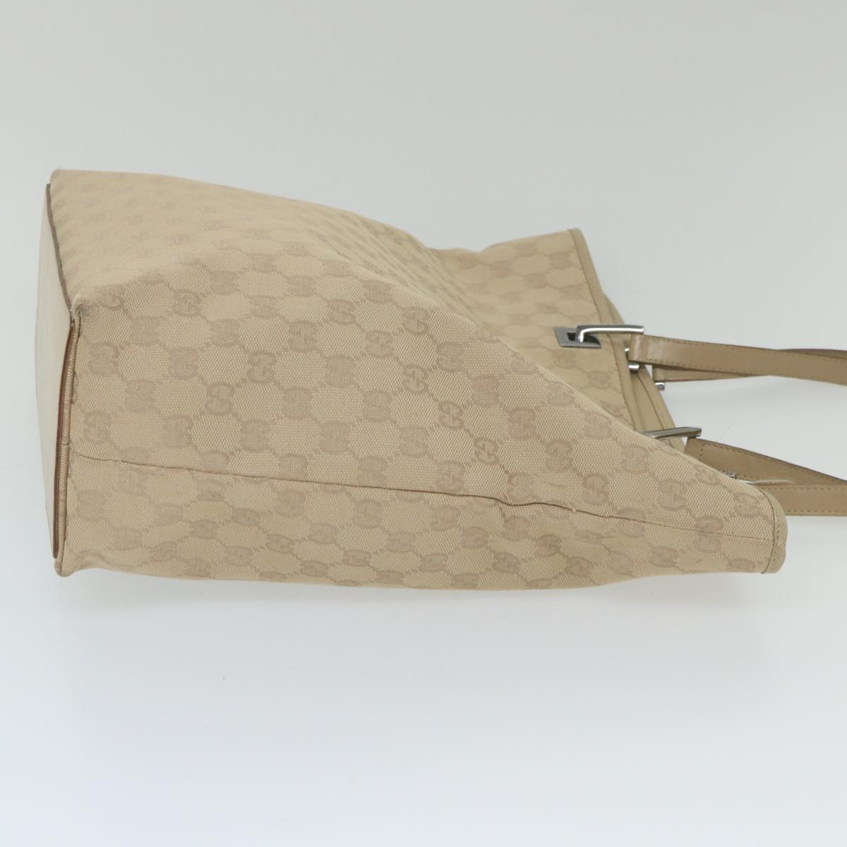 GUCCI GG Canvas Tote Bag Beige 31243  59464