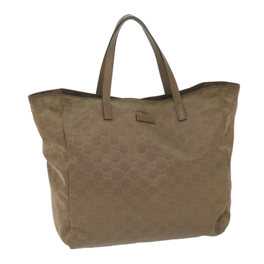 GUCCI GG Canvas Tote Bag Brown 282439  59465