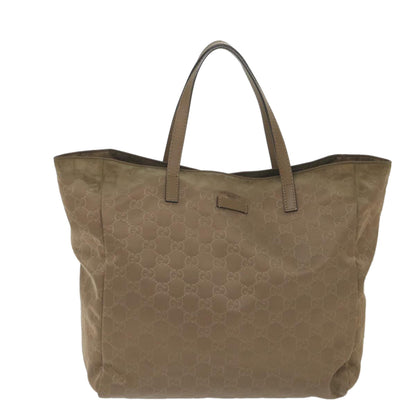 GUCCI GG Canvas Tote Bag Brown 282439  59465