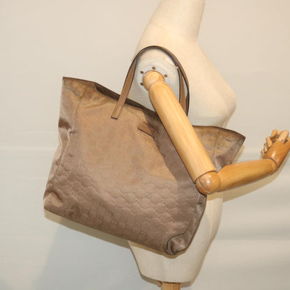 GUCCI GG Canvas Tote Bag Brown 282439  59465