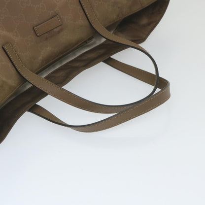 GUCCI GG Canvas Tote Bag Brown 282439  59465