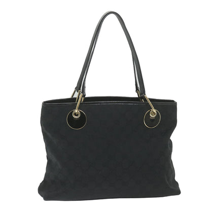 GUCCI GG Canvas Tote Bag Black 120837  59482