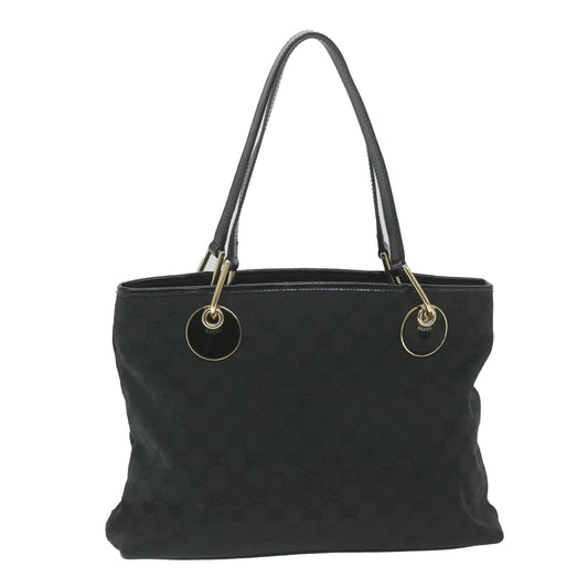 GUCCI GG Canvas Tote Bag Black 120837  59482