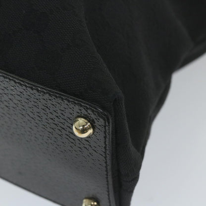 GUCCI GG Canvas Tote Bag Black 120837  59482