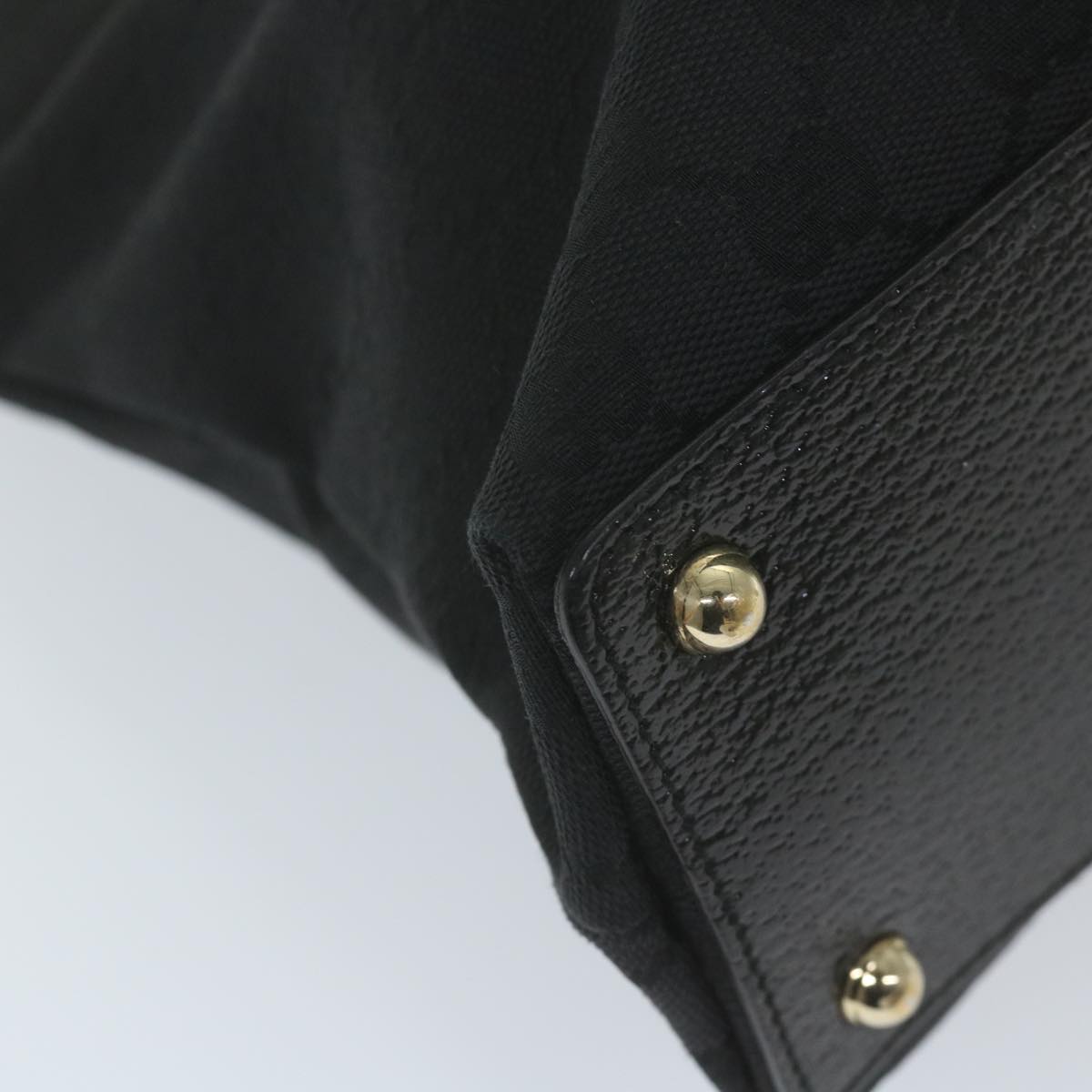 GUCCI GG Canvas Tote Bag Black 120837  59482