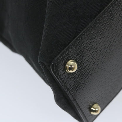 GUCCI GG Canvas Tote Bag Black 120837  59482