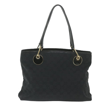 GUCCI GG Canvas Tote Bag Black 120837  59482