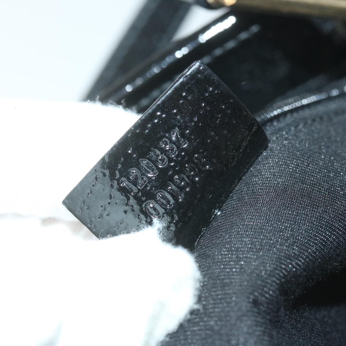 GUCCI GG Canvas Tote Bag Black 120837  59482