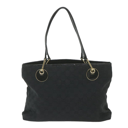 GUCCI GG Canvas Tote Bag Black 120837  59482