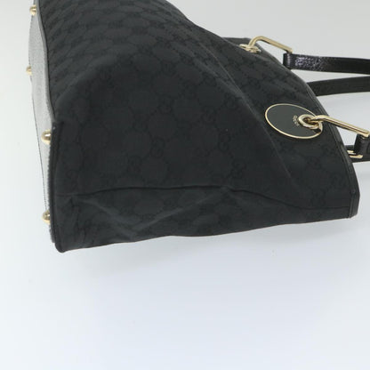 GUCCI GG Canvas Tote Bag Black 120837  59482