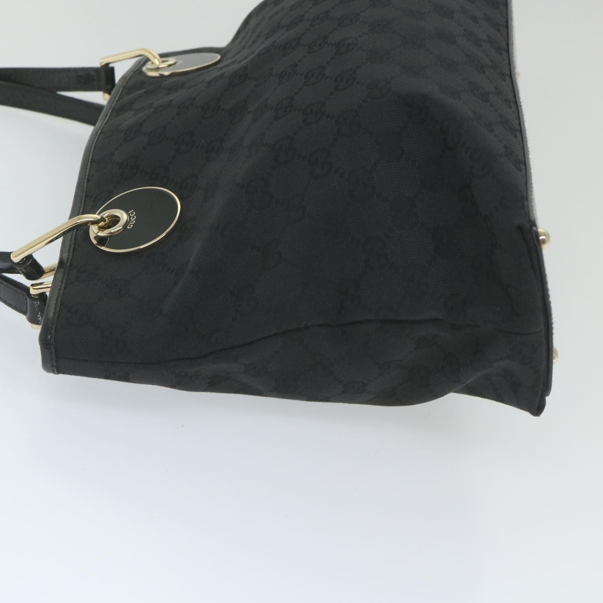 GUCCI GG Canvas Tote Bag Black 120837  59482