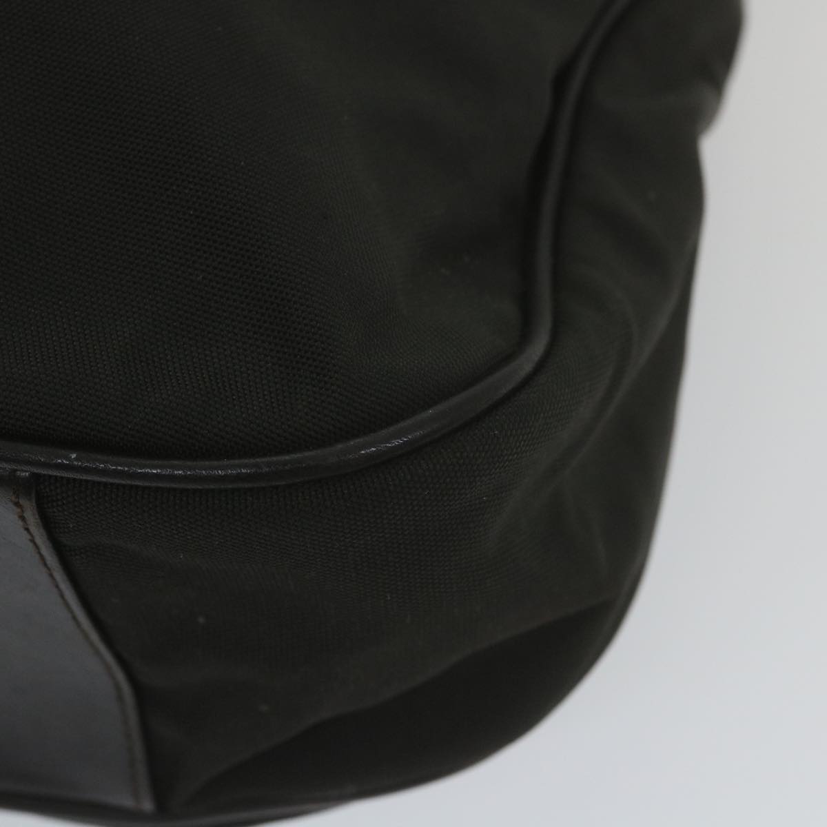 GUCCI Bamboo Shoulder Bag Nylon 2way Black 001 1577 3444  59567