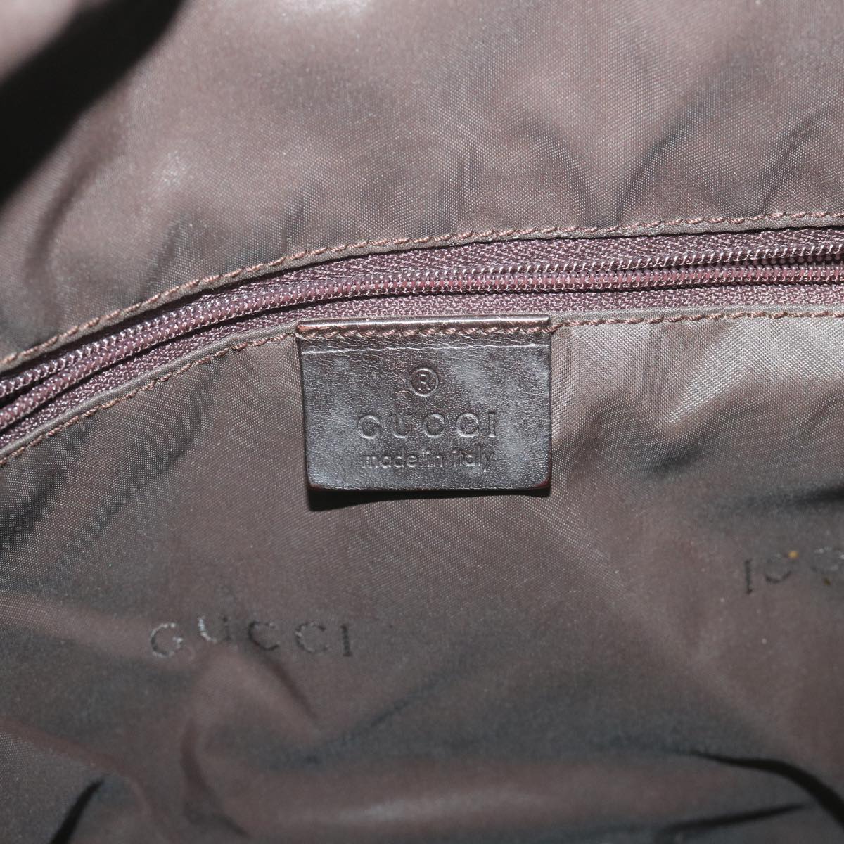 GUCCI Bamboo Shoulder Bag Nylon 2way Black 001 1577 3444  59567