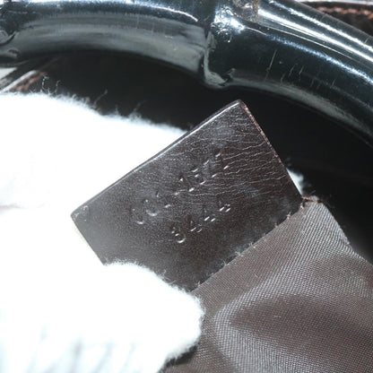 GUCCI Bamboo Shoulder Bag Nylon 2way Black 001 1577 3444  59567