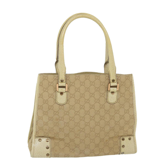 GUCCI GG Canvas Tote Bag Beige 124260  59692