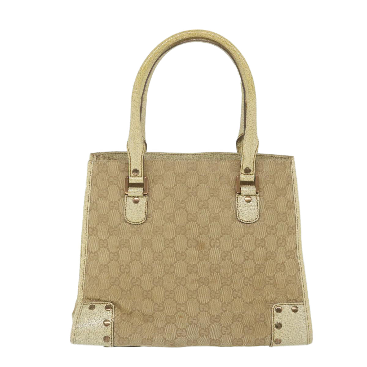 GUCCI GG Canvas Tote Bag Beige 124260  59692