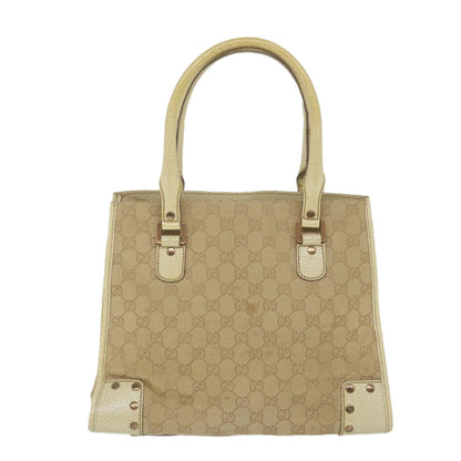 GUCCI GG Canvas Tote Bag Beige 124260  59692