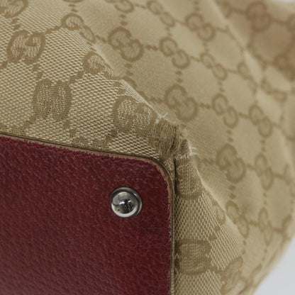 GUCCI GG Canvas Tote Bag Beige 120838  59708