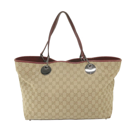 GUCCI GG Canvas Tote Bag Beige 120838  59708