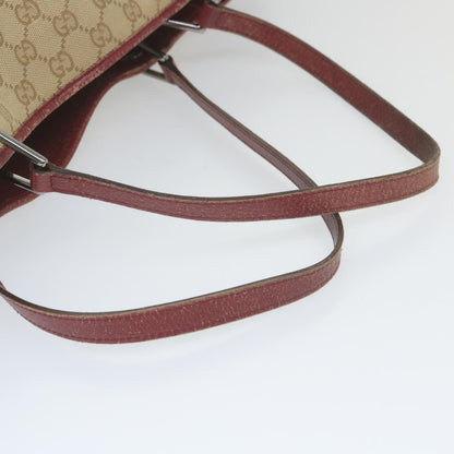 GUCCI GG Canvas Tote Bag Beige 120838  59708