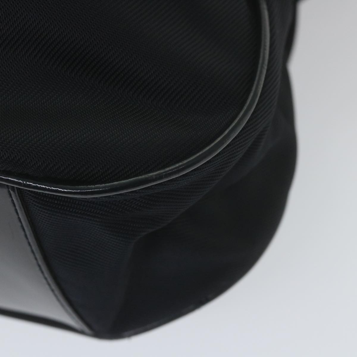 GUCCI Bamboo Shoulder Bag Nylon 2way Black 001 1705 1577  59710