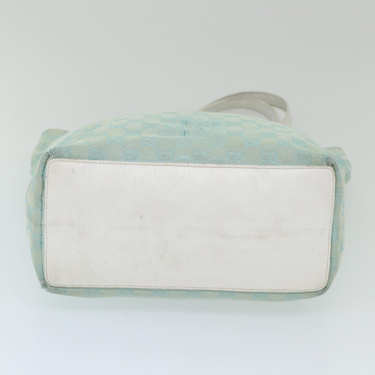 GUCCI GG Canvas Tote Bag Light Blue 0021098  59713