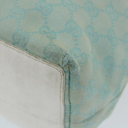 GUCCI GG Canvas Tote Bag Light Blue 0021098  59713