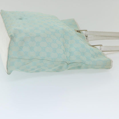 GUCCI GG Canvas Tote Bag Light Blue 0021098  59713
