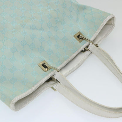 GUCCI GG Canvas Tote Bag Light Blue 0021098  59713