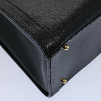 GUCCI Bamboo Hand Bag Leather Black 002 0260 200110  59718