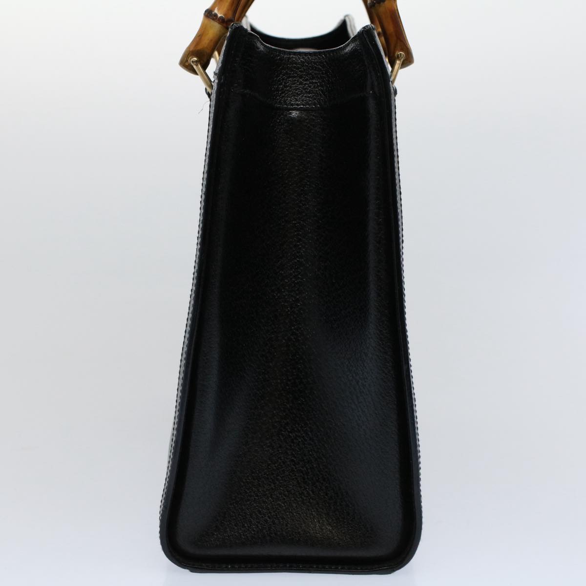 GUCCI Bamboo Hand Bag Leather Black 002 0260 200110  59718