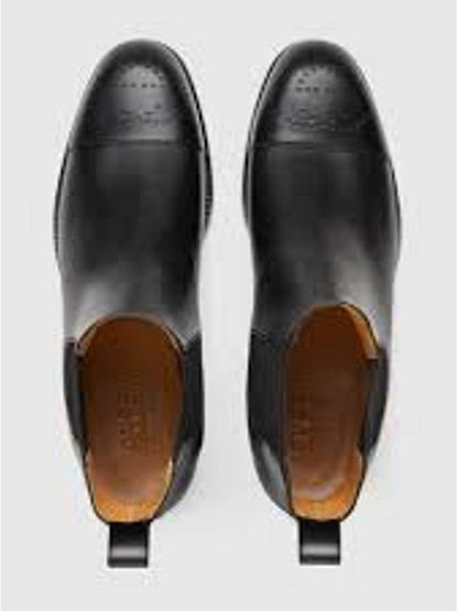 Gucci Buckle Ankle Boots Black