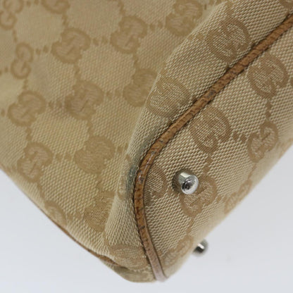 GUCCI GG Canvas Tote Bag Beige 113016  59864