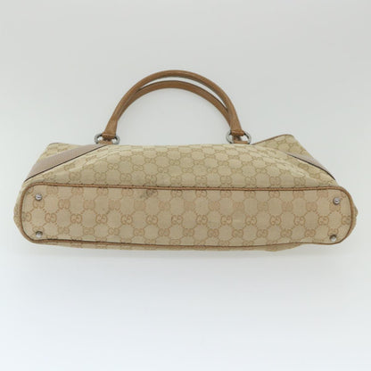 GUCCI GG Canvas Tote Bag Beige 113016  59864