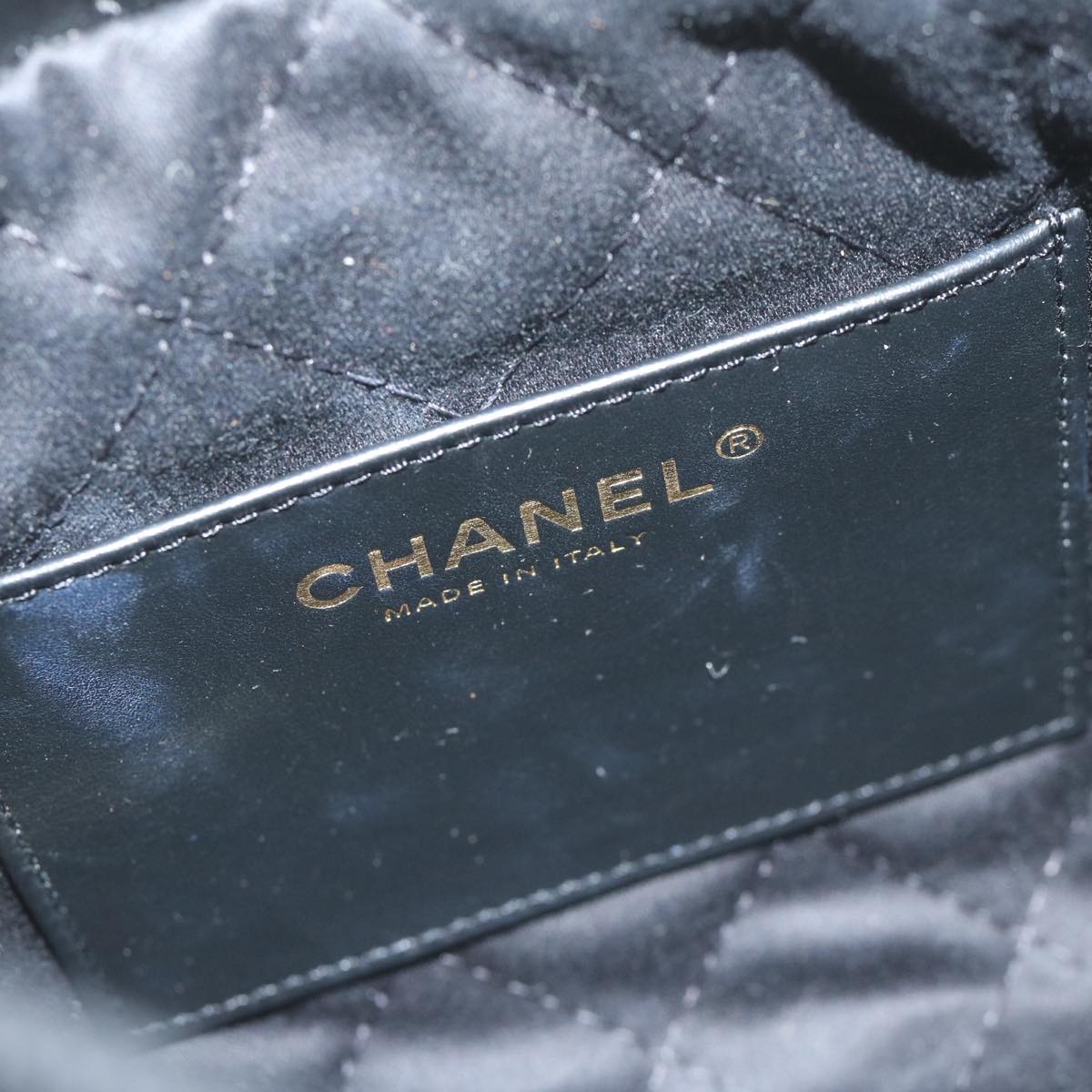 CHANEL CHANEL 22 Chain Hand Bag Leather Black AS3980 CC 59889S