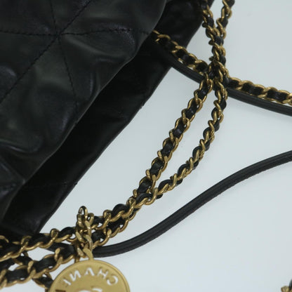 CHANEL CHANEL 22 Chain Hand Bag Leather Black AS3980 CC 59889S