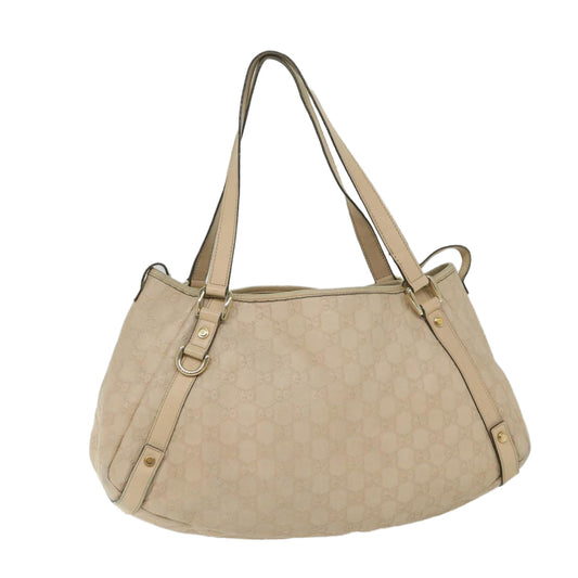 GUCCI GG Canvas Guccissima Tote Bag Beige 130736  59963
