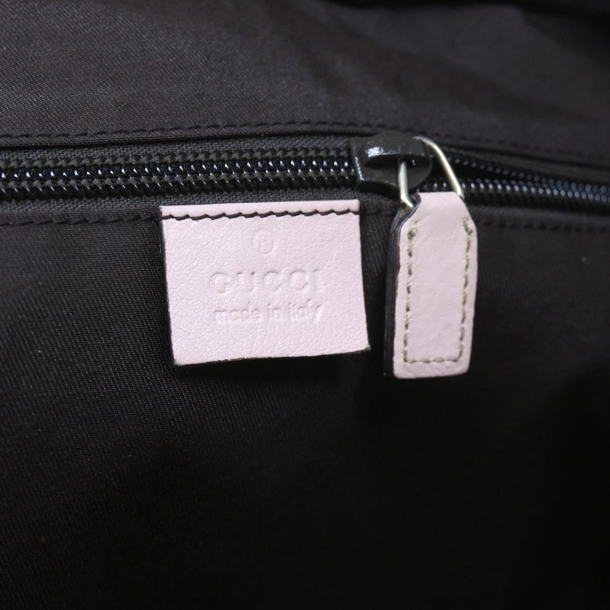GUCCI GG Canvas Sherry Line Tote Bag Beige Light Blue Green 131230  59964