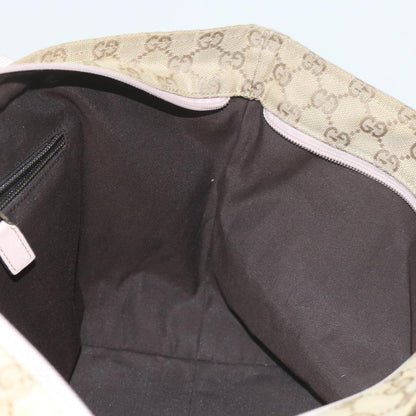GUCCI GG Canvas Sherry Line Tote Bag Beige Light Blue Green 131230  59964