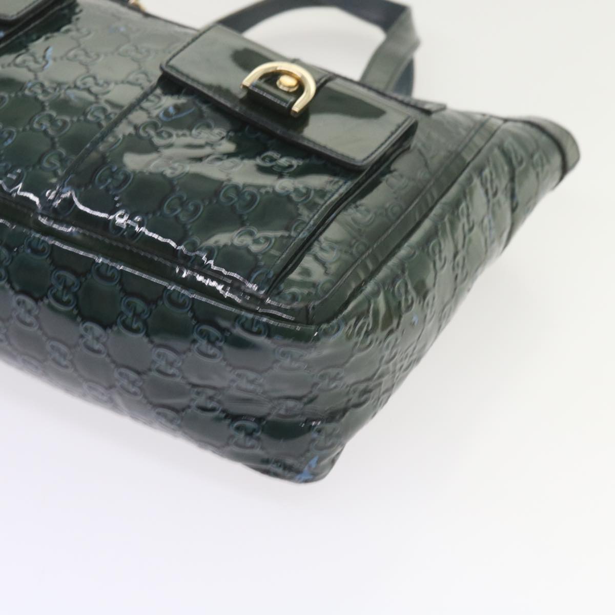 GUCCI GG Canvas Tote Bag Green 146247  59965