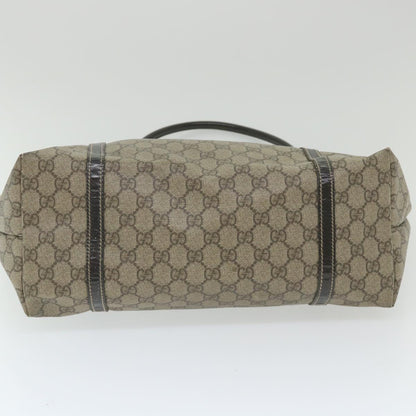 GUCCI GG Supreme Tote Bag PVC Leather Beige 197953  59966
