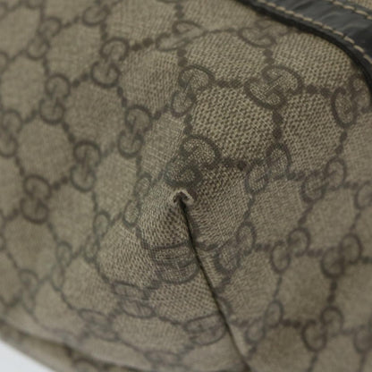 GUCCI GG Supreme Tote Bag PVC Leather Beige 197953  59966