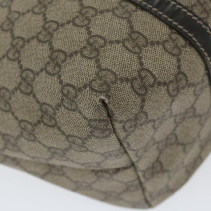 GUCCI GG Supreme Tote Bag PVC Leather Beige 197953  59966