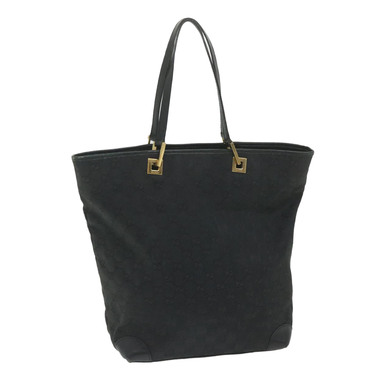 GUCCI GG Canvas Tote Bag Black 002 1098 2404  59972