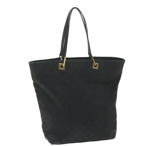 GUCCI GG Canvas Tote Bag Black 002 1098 2404  59972