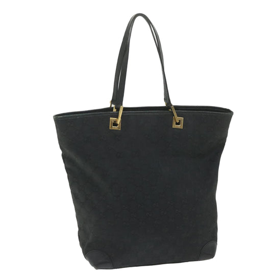 GUCCI GG Canvas Tote Bag Black 002 1098 2404  59972